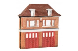 Low Relief Fire Station N Scale 
